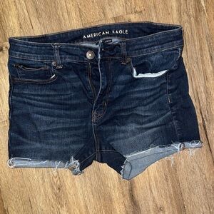 American Eagle Outfitters Dark Blue Jean Shorts